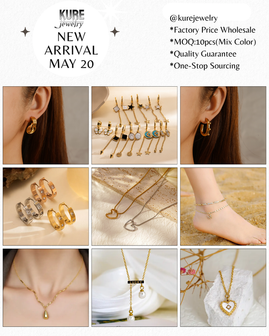 KURE Jewelry Wholesale Launches 5.20 Stainless Steel Jewelry