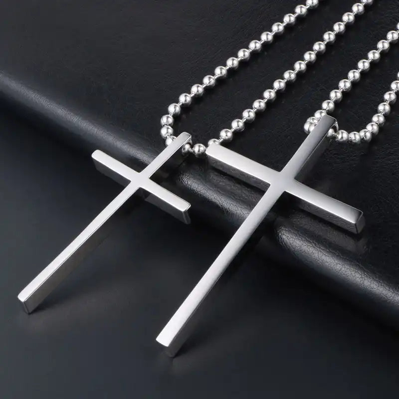 Stainless Steel Vintage Pendant Necklace / 25003030