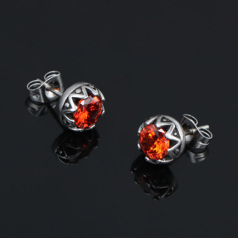Stainless Steel Vintage Earrings / 25103003