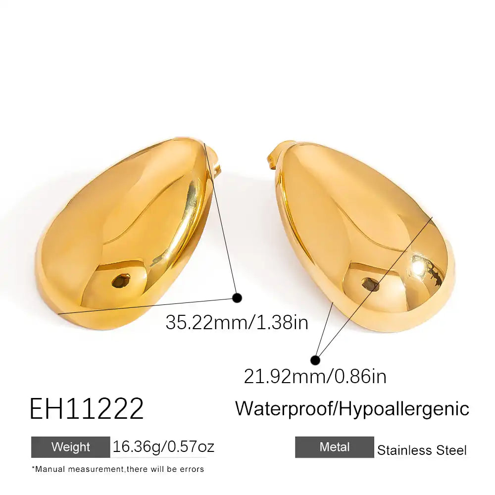 1 Pair Stainless steel irregular geometric fashion Stud earrings / 25104024