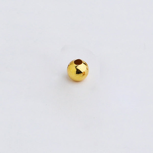2-5mm Round Beads Sterling Silver Beads ( pk of 10 )