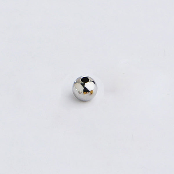 2-5mm Round Beads Sterling Silver Beads ( pk of 10 )