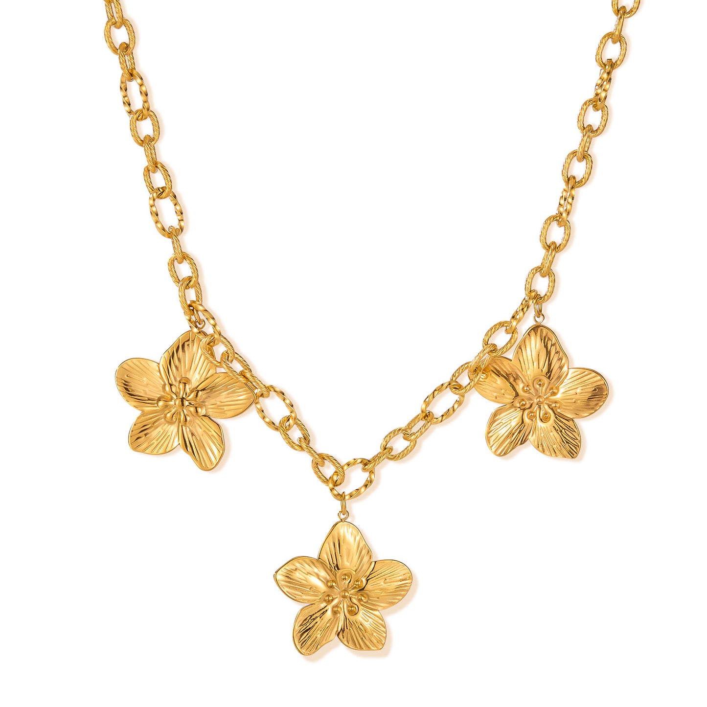 Gold Filled Stainless Steel Vintage Choker Necklaces