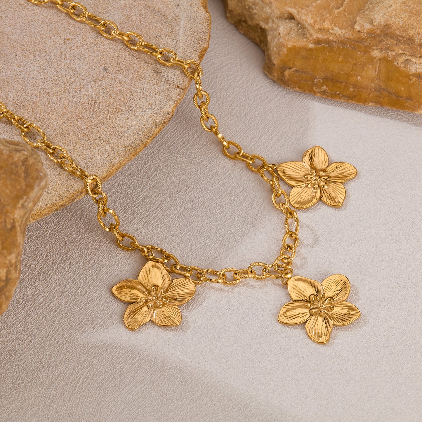 Gold Filled Stainless Steel Vintage Choker Necklaces
