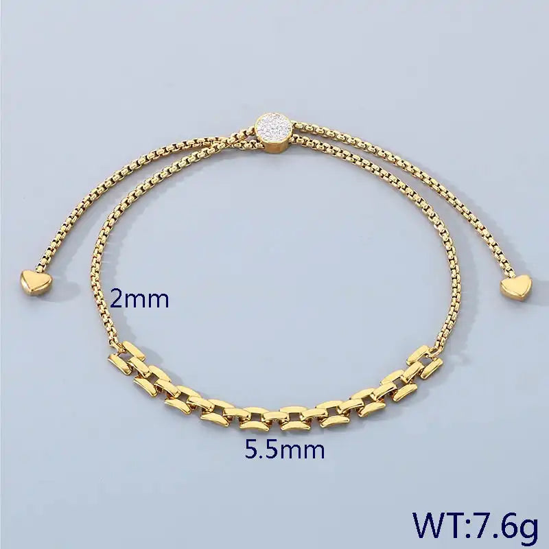 Hollow-out titanium steel bracelet. / 25303072