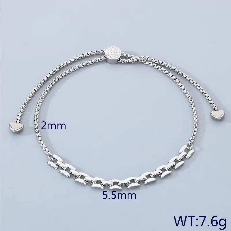 Hollow-out titanium steel bracelet. / 25303072