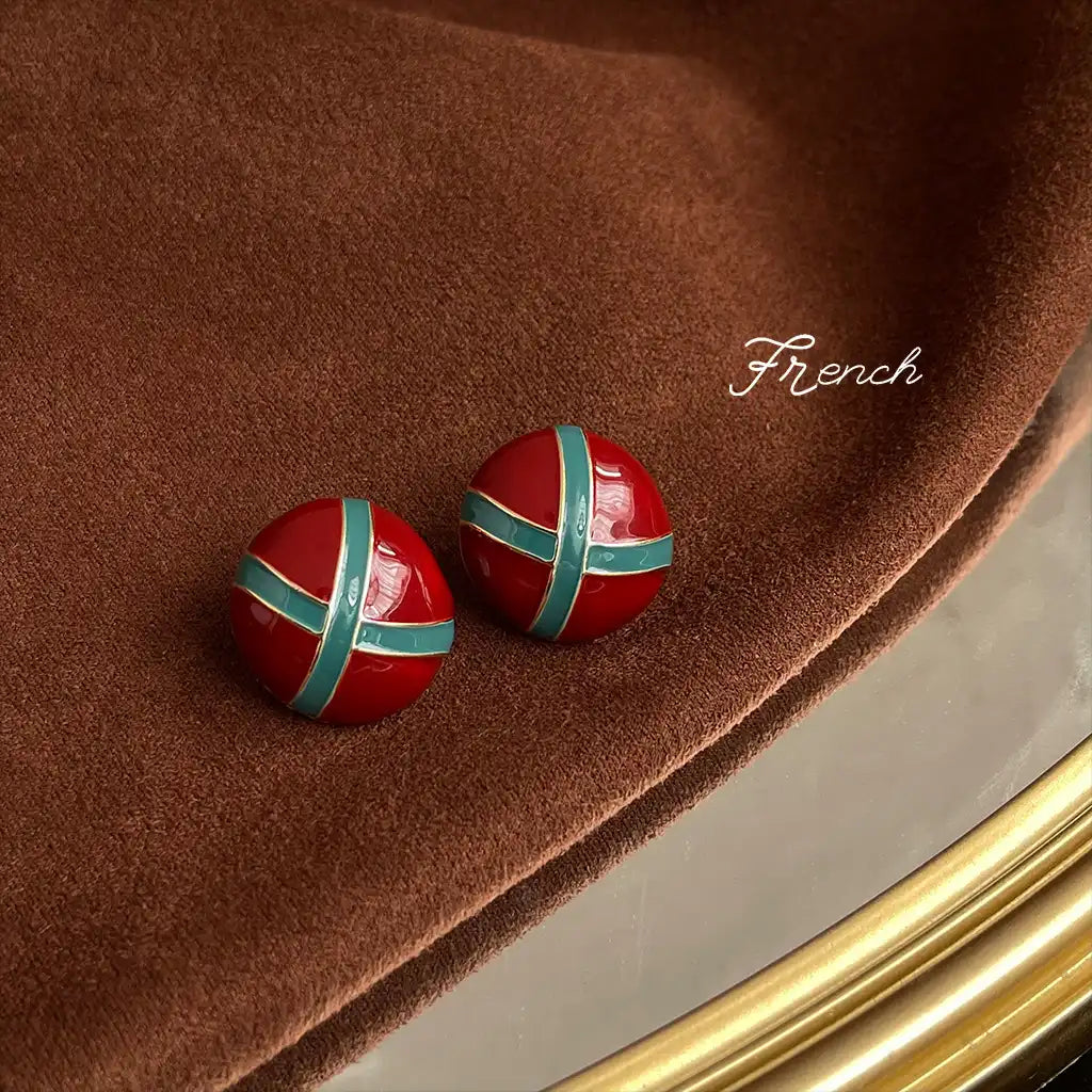 1 Pair Sterling Silver Women Exaggerated Luxury Vintage Stud Earrings Wholesale / KE3001