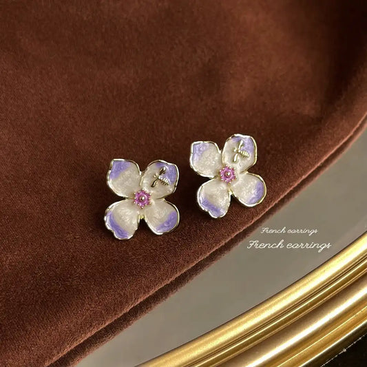 1 Pair Sterling Silver Women Exaggerated Luxury Vintage Stud Earrings Wholesale / KE3003