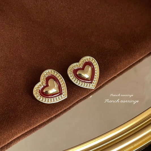 1 Pair Sterling Silver Women Exaggerated Luxury Vintage Stud Earrings Wholesale / KE3010