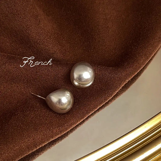 1 Pair Sterling Silver Women Exaggerated Luxury Vintage Stud Earrings Wholesale / KE3013