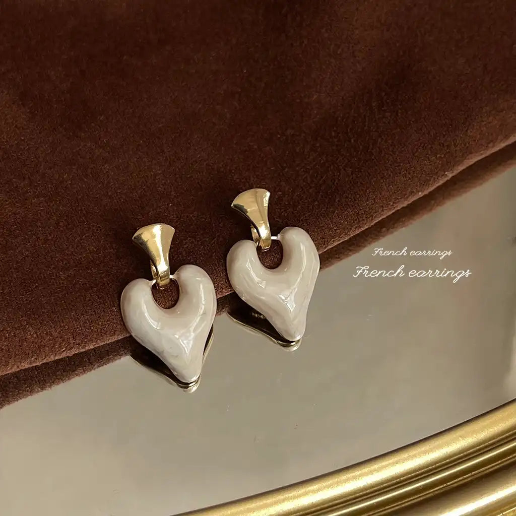 1 Pair Sterling Silver Women Exaggerated Luxury Vintage Drop Earrings Wholesale / KE3025