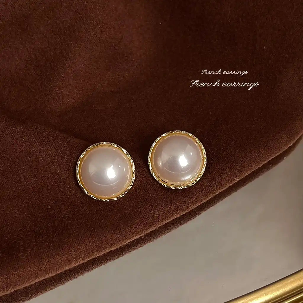 1 Pair Sterling Silver Women Exaggerated Luxury Vintage Stud Earrings Wholesale / KE3031