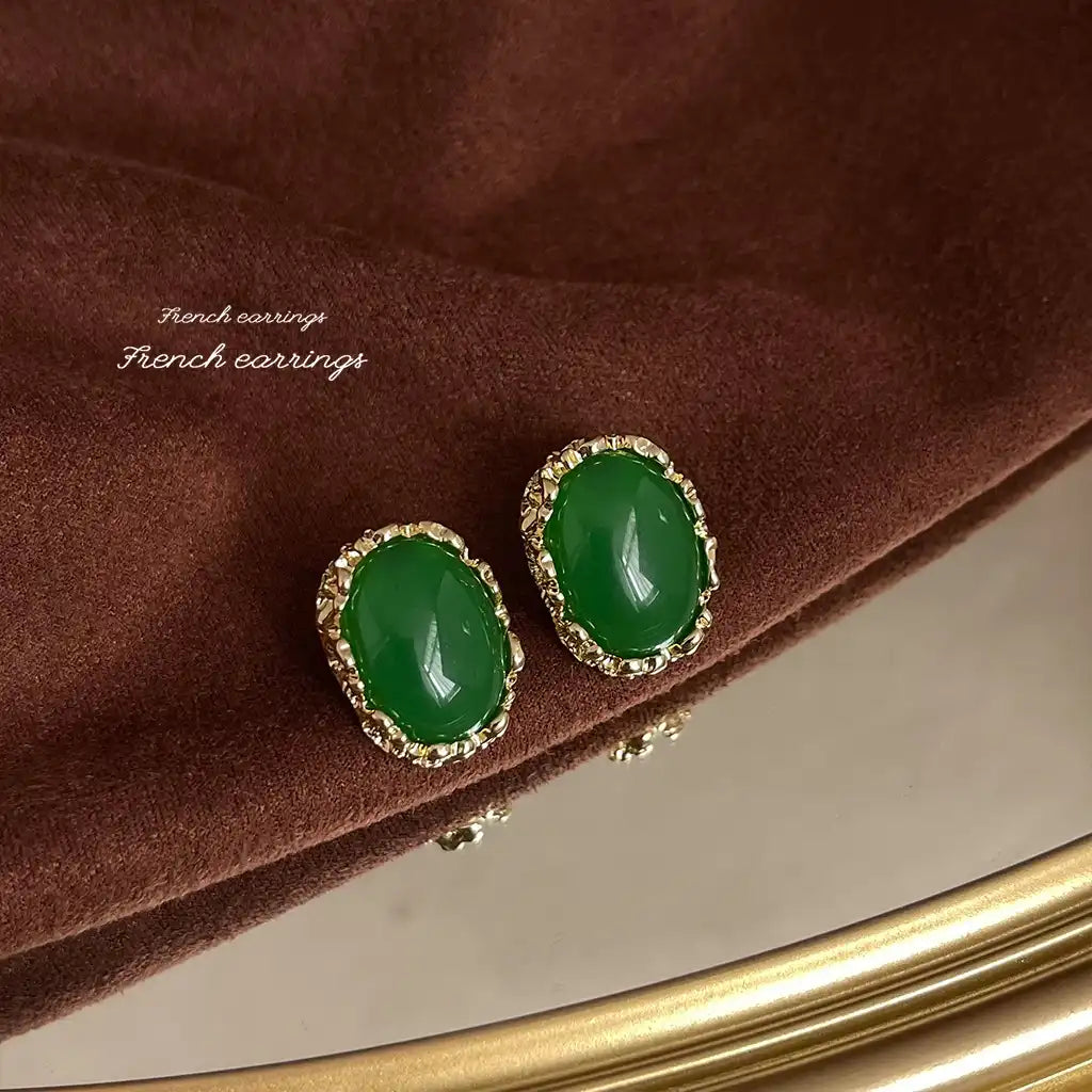 1 Pair Sterling Silver Women Exaggerated Luxury Vintage Stud Earrings Wholesale / KE3033
