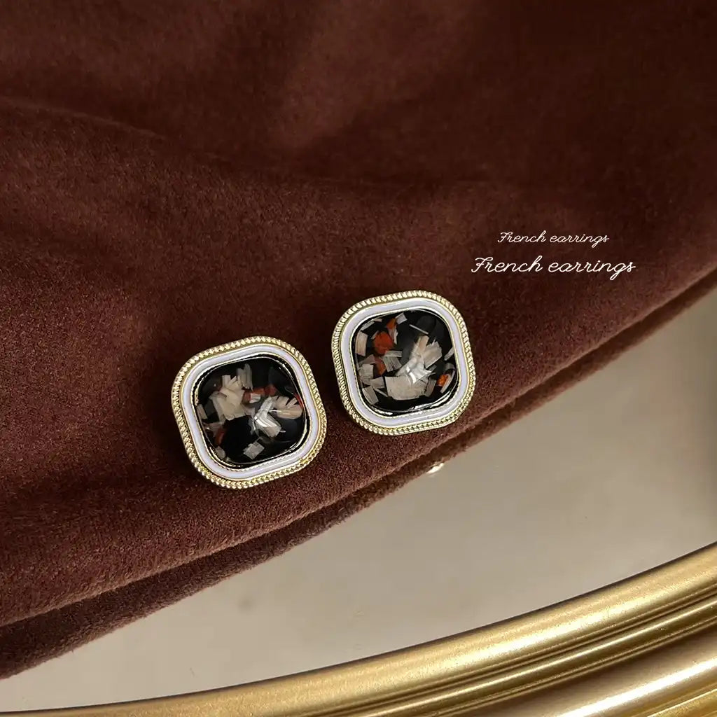 1 Pair Sterling Silver Women Exaggerated Luxury Vintage Stud Earrings Wholesale / KE3034