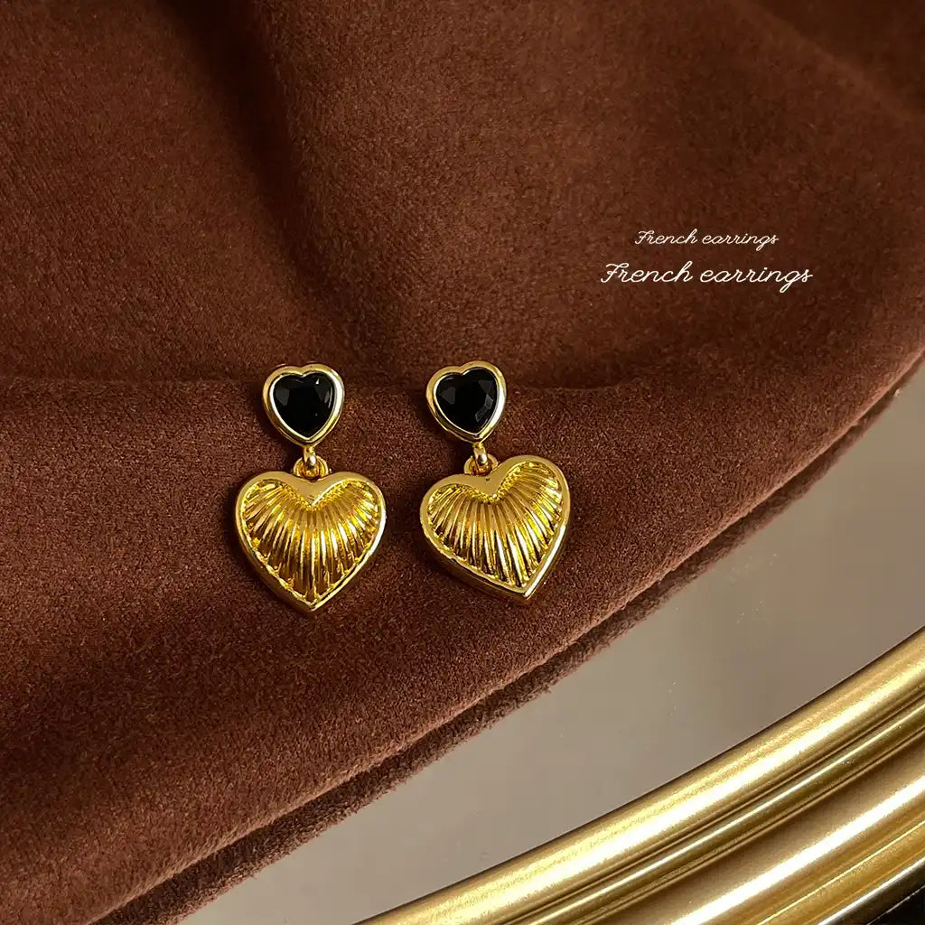 1 Pair Sterling Silver Women Exaggerated Luxury Vintage Stud Earrings Wholesale / KE3047