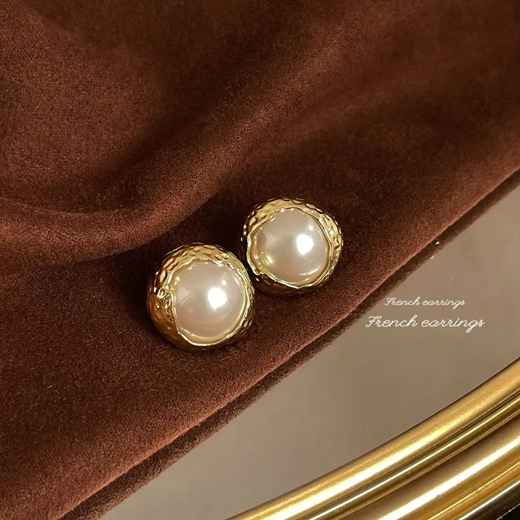 1 Pair Sterling Silver Women Exaggerated Luxury Vintage Stud Earrings Wholesale / KE3053