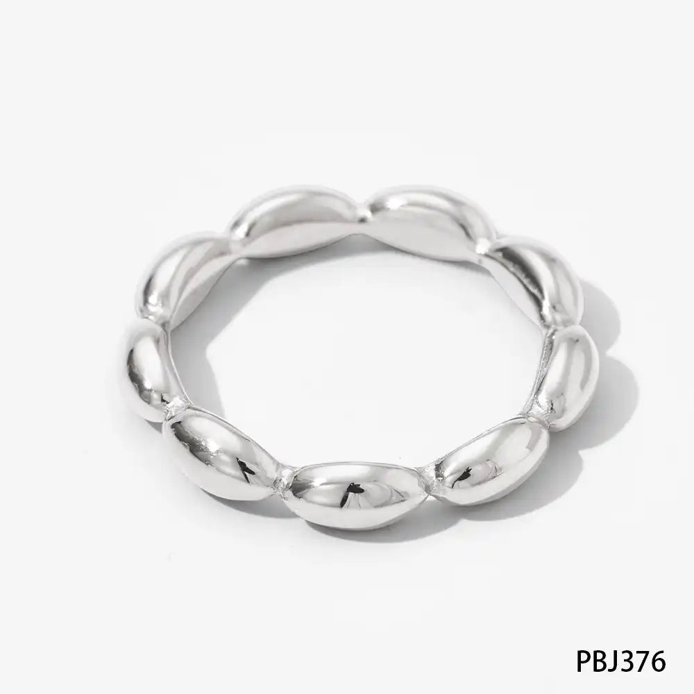18K Gold PVD titanium steel Minimalist women's ring / 25204012