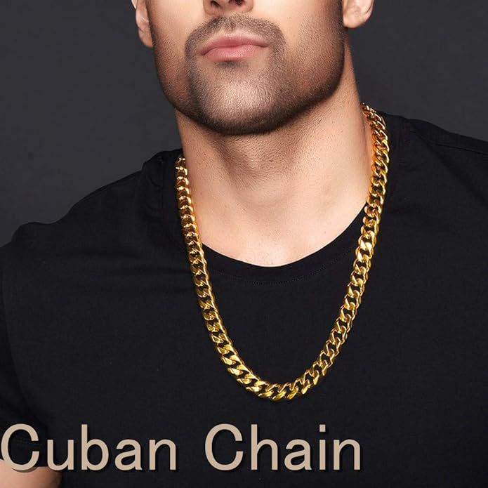 3.5-7mm Stainless Steel Cuban Chain Necklace / KC5025