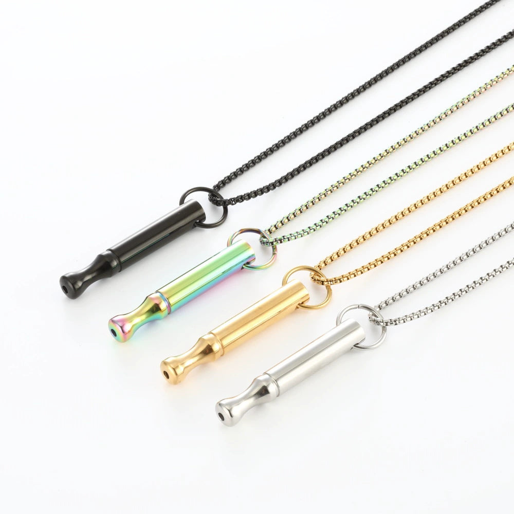 Stainless Steel Minimalist Pendant Necklace / 25005002