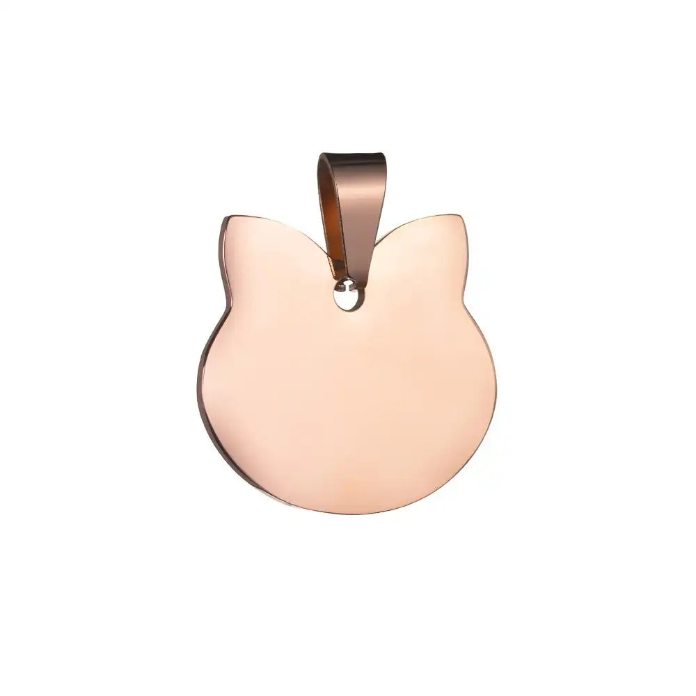 Stainless Steel Engravable Cat Tags ( pk of 10 ) / KT0034