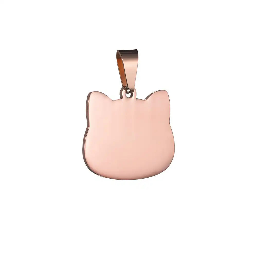 Stainless Steel Engravable Cat Tags ( pk of 10 ) / KT0033