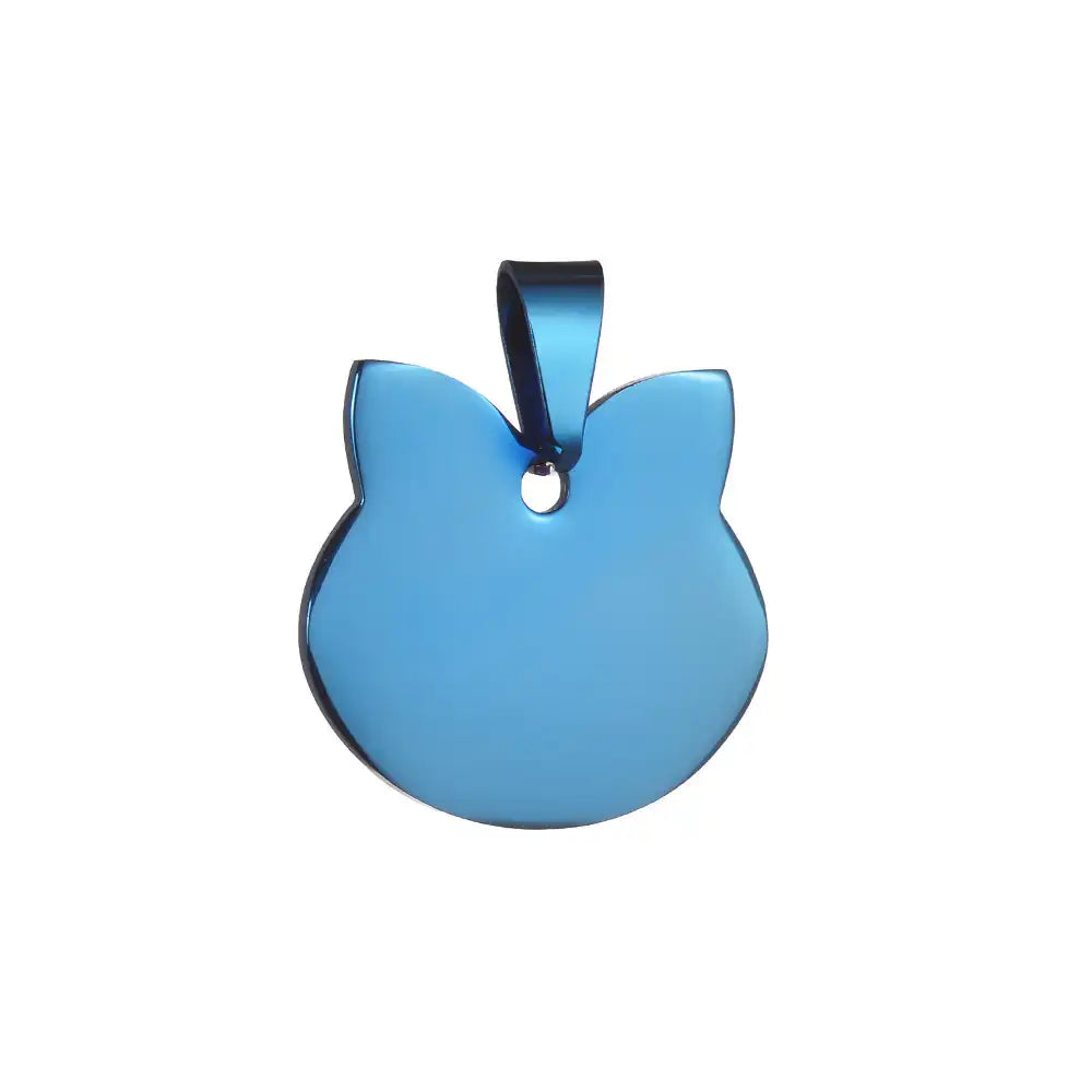 Stainless Steel Engravable Cat Tags ( pk of 10 ) / KT0034