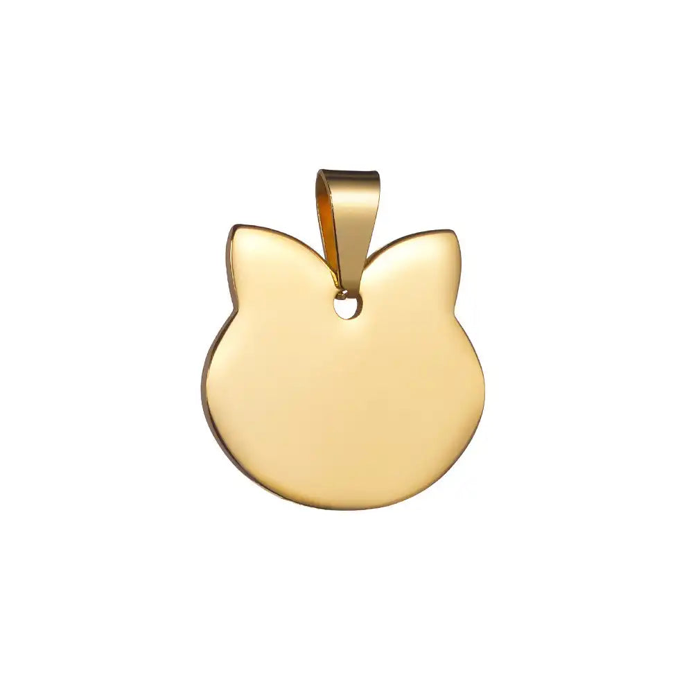 Stainless Steel Engravable Cat Tags ( pk of 10 ) / KT0034