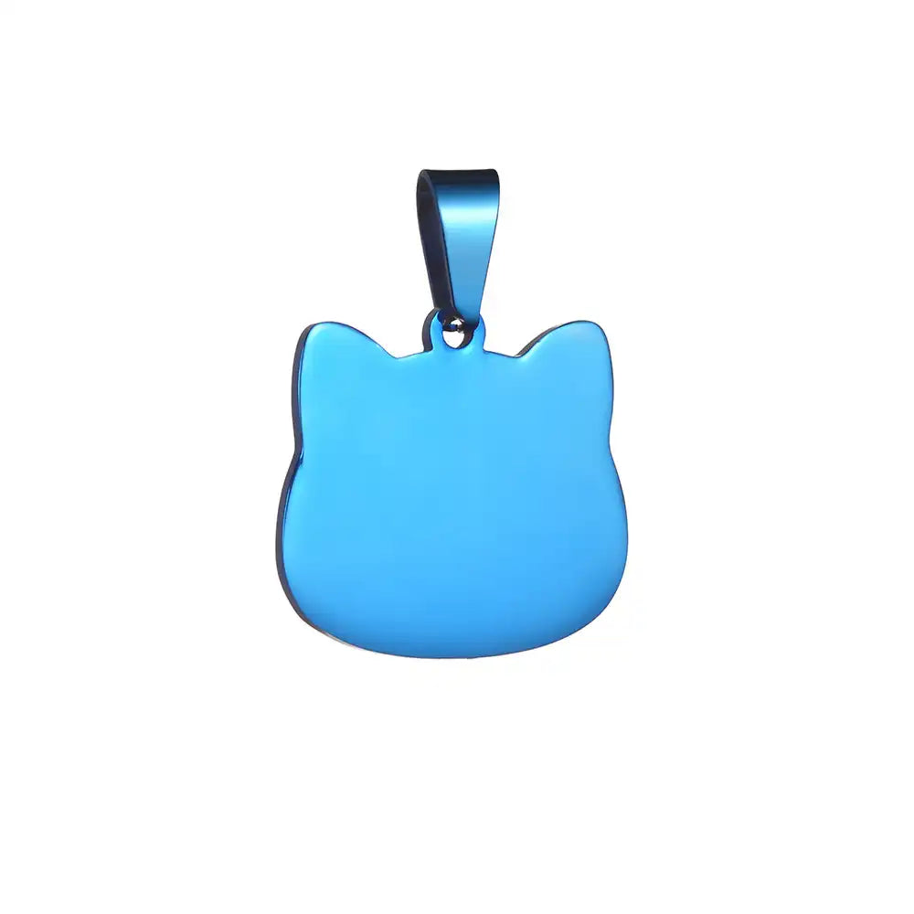 Stainless Steel Engravable Cat Tags ( pk of 10 ) / KT0033