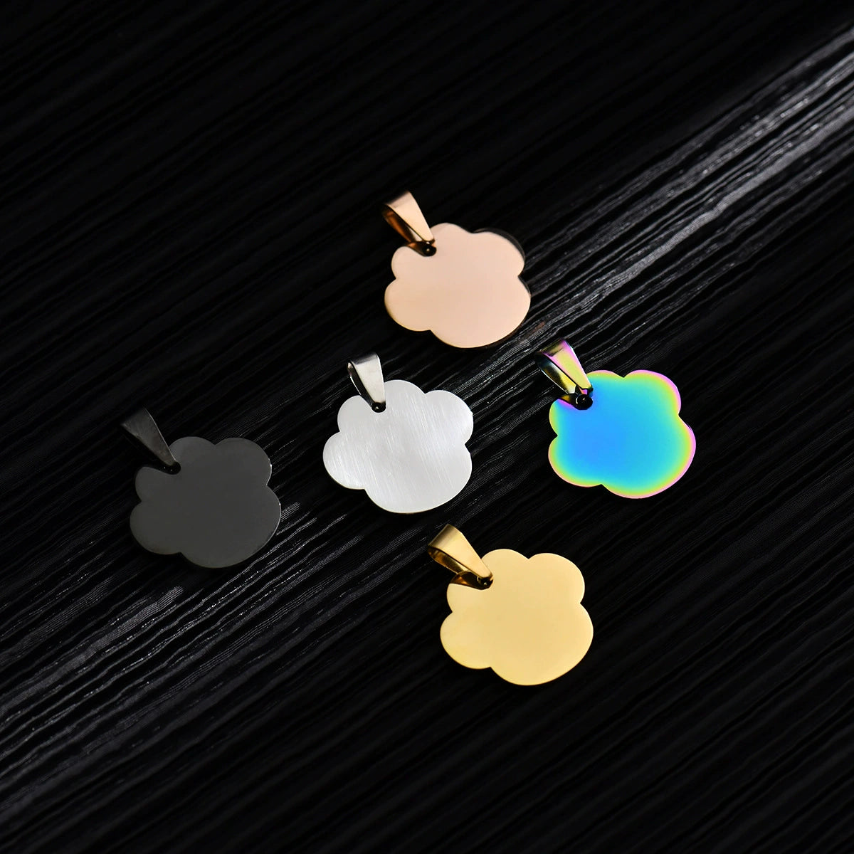 Stainless Steel Engravable Dog Tags ( pk of 10 ) / KT0051