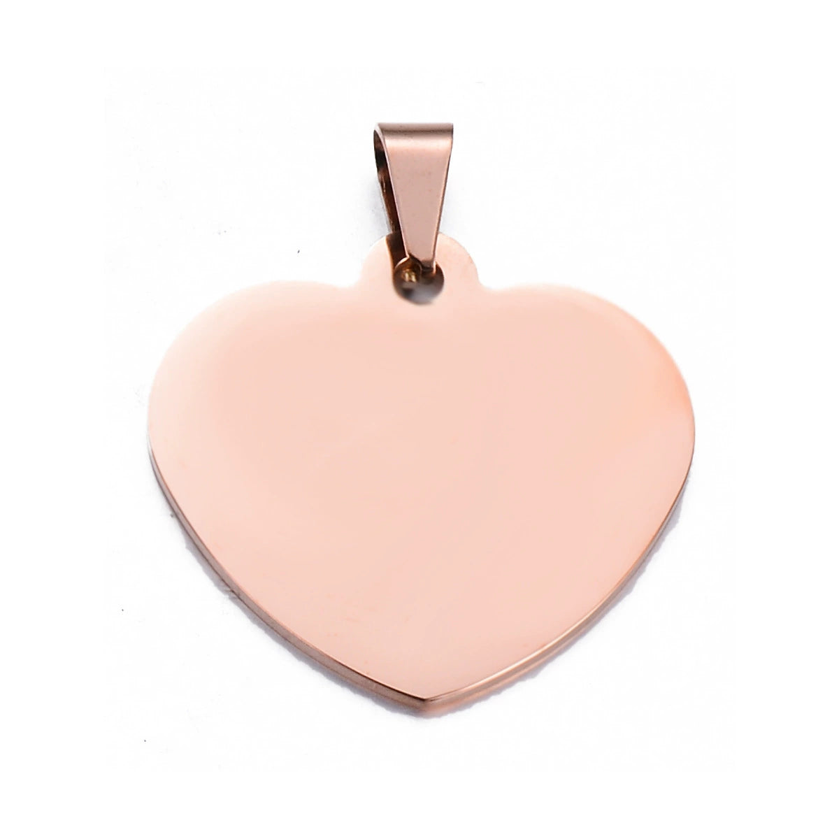 Stainless Steel Engravable Heart Cat Dog Tags ( pk of 10 ) / KT0025