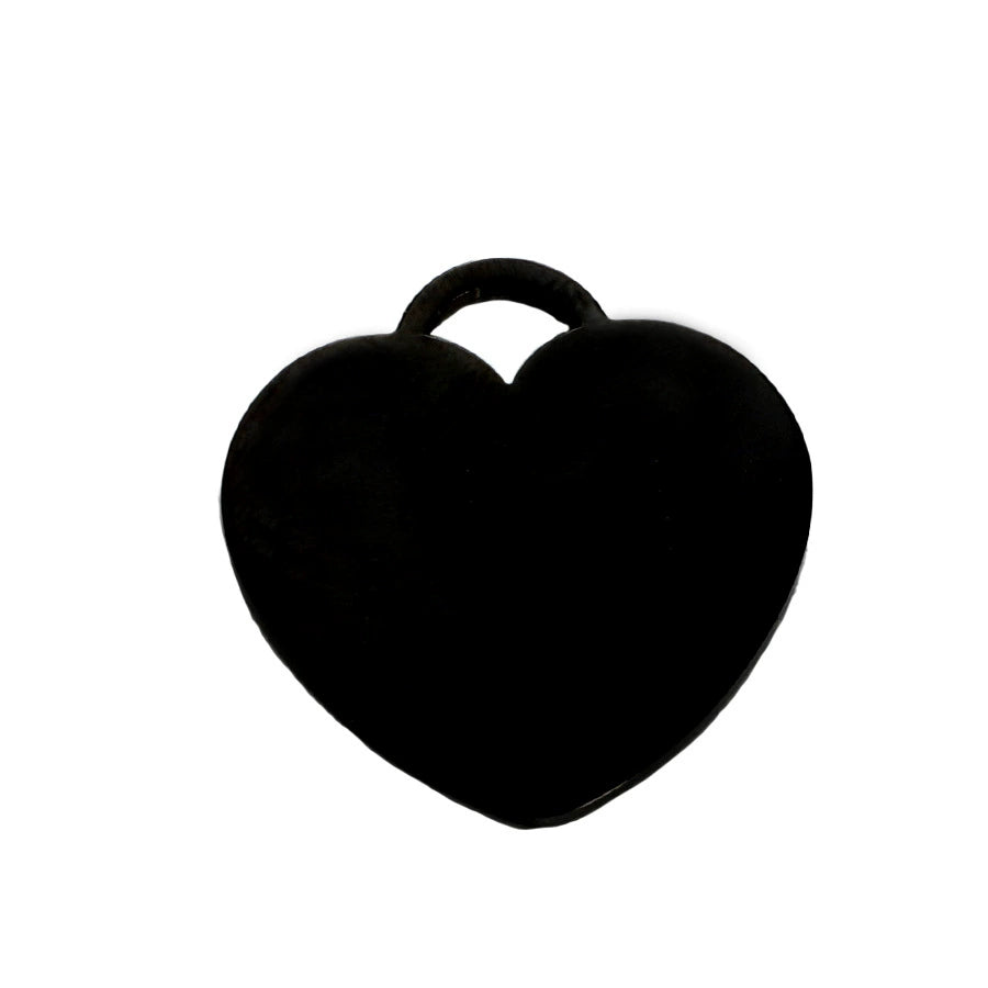 Stainless Steel Engravable Heart Cat Dog Tags ( pk of 10 ) / KT0026