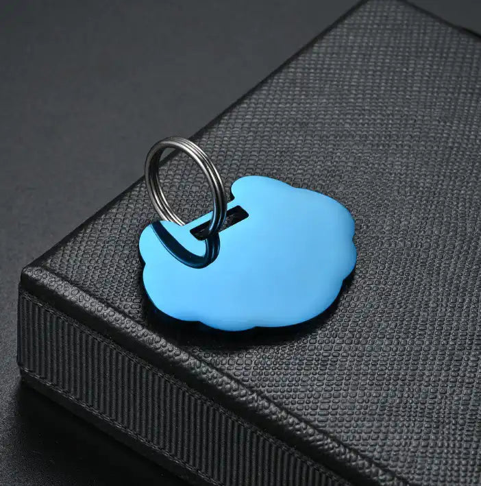 35*26mm Stainless Steel Engravable Lock Shape Dog Tags ( pk of 10 ) / KT0050