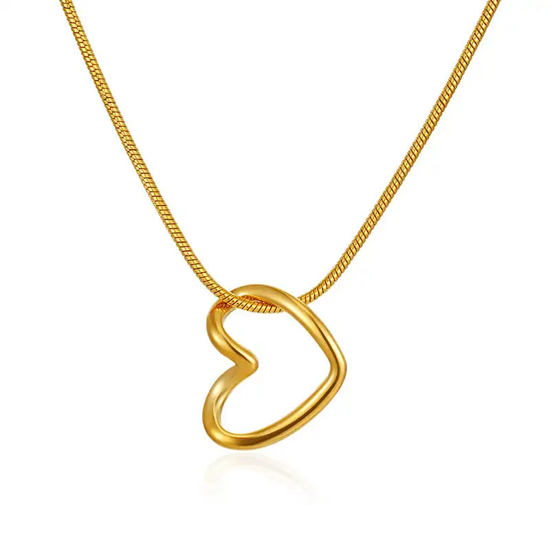 Stainless Steel Love Pendant necklace / 25004042