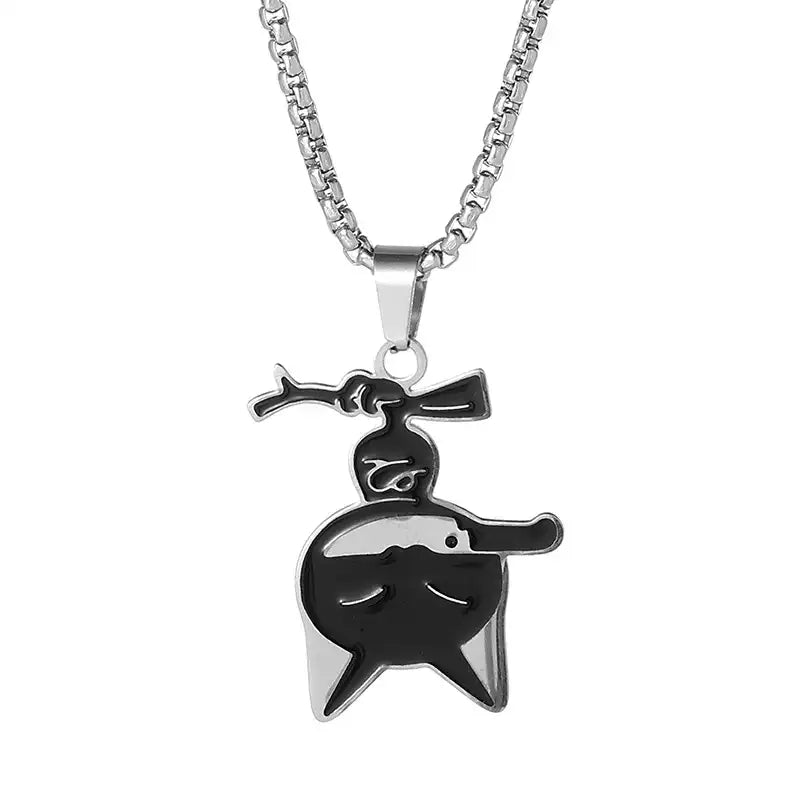Stainless Steel Minimalist Pendant Necklace / 25005002