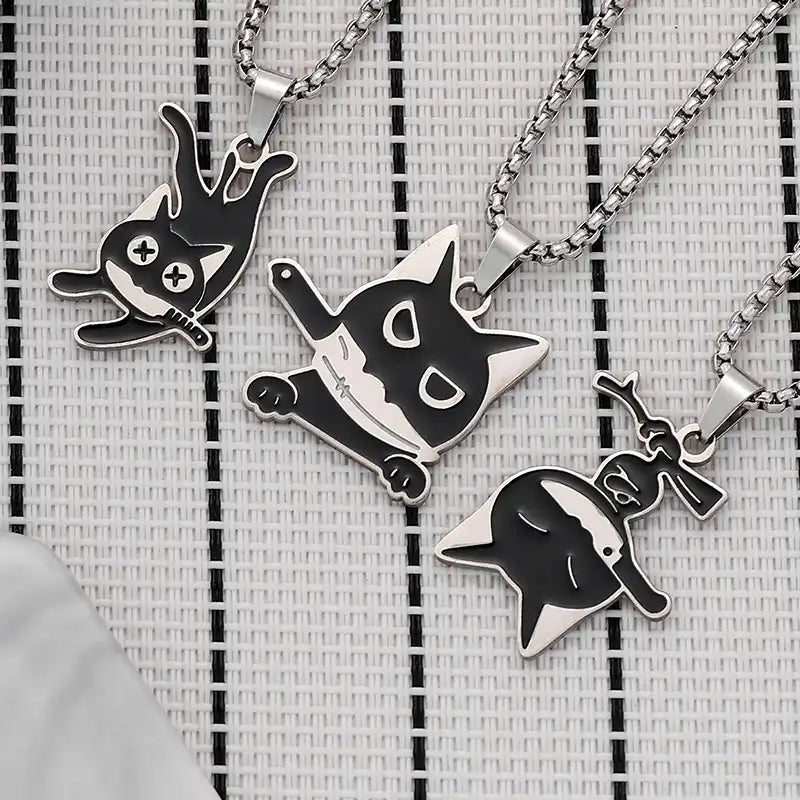 Stainless Steel Minimalist Pendant Necklace / 25005002