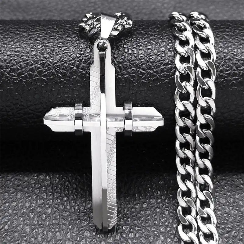 Stainless Steel Minimalist Pendant Necklace / 25005002