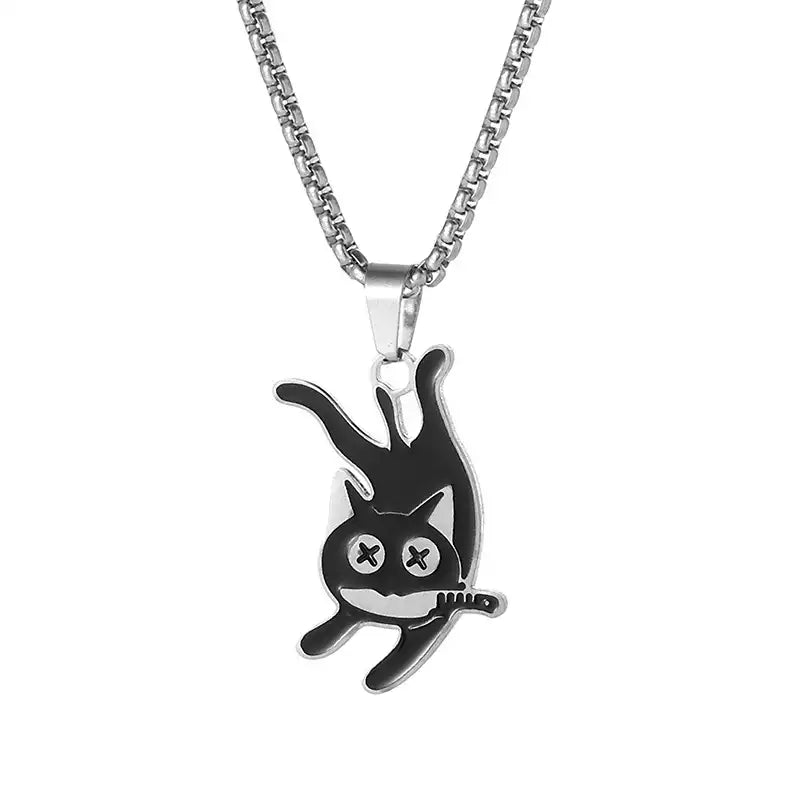 Stainless Steel Minimalist Pendant Necklace / 25005002