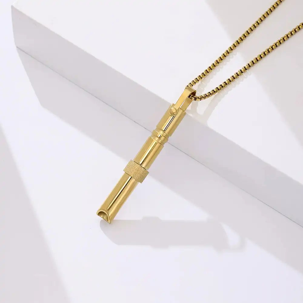 Stainless Steel Minimalist Pendant Necklace / 25005002