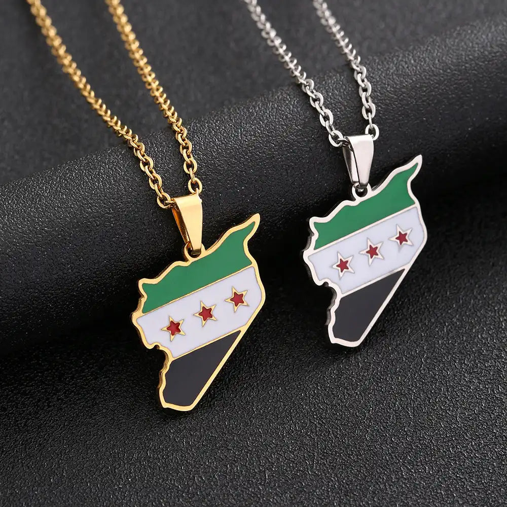 Stainless Steel Minimalist Religious Pendant Necklace / 25005004