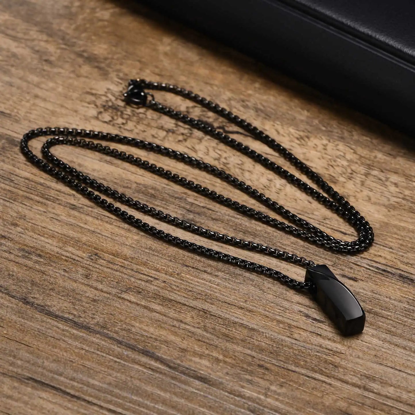 Stainless Steel Minimalist Religious Pendant Necklace / 25005004