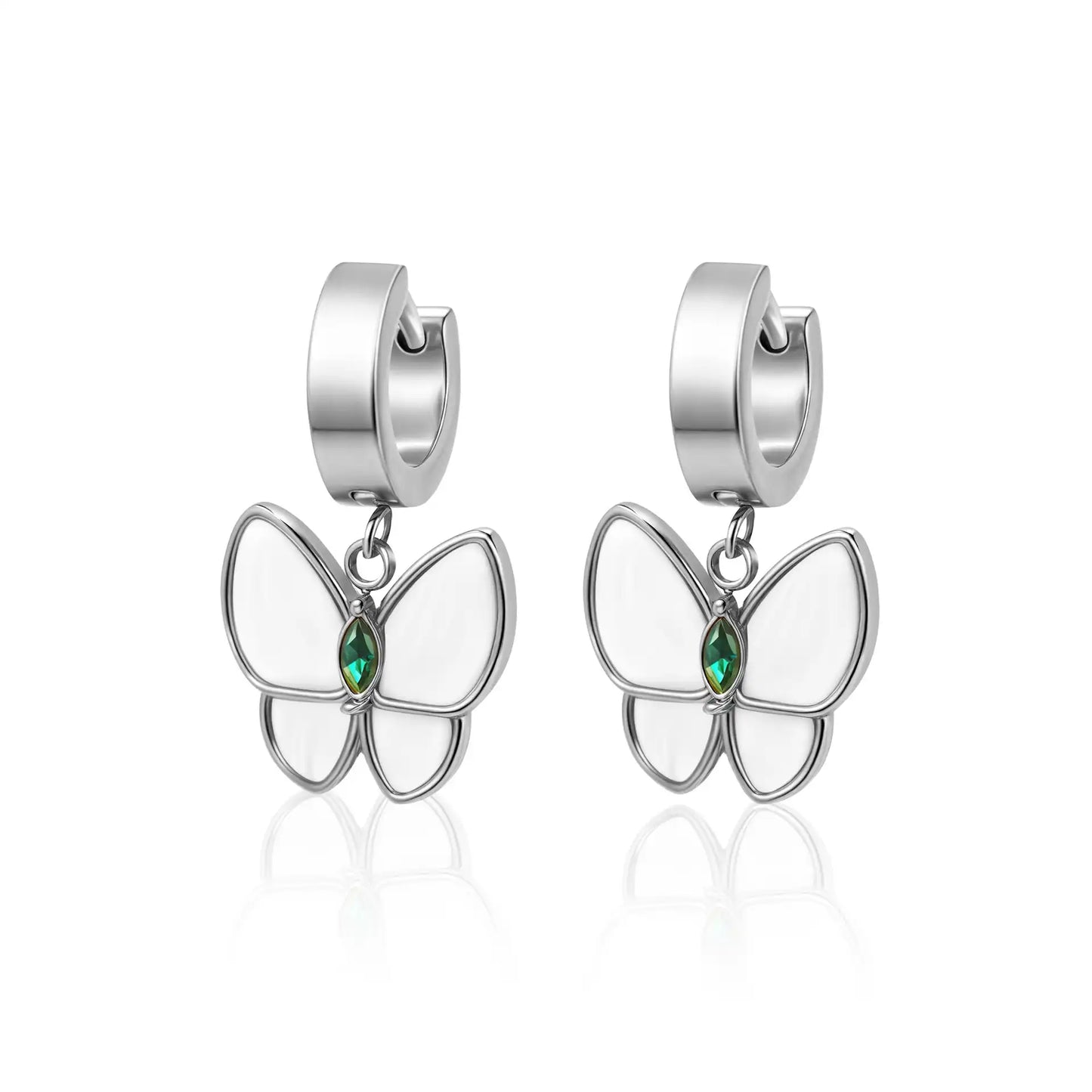 Stainless Steel Tassel Earrings Women's Trendy 18K Dangle Earrings / 25104013