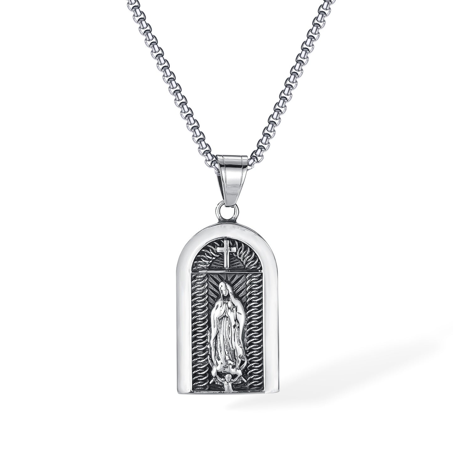 Stainless Steel Vintage Cross Pendant Necklaces