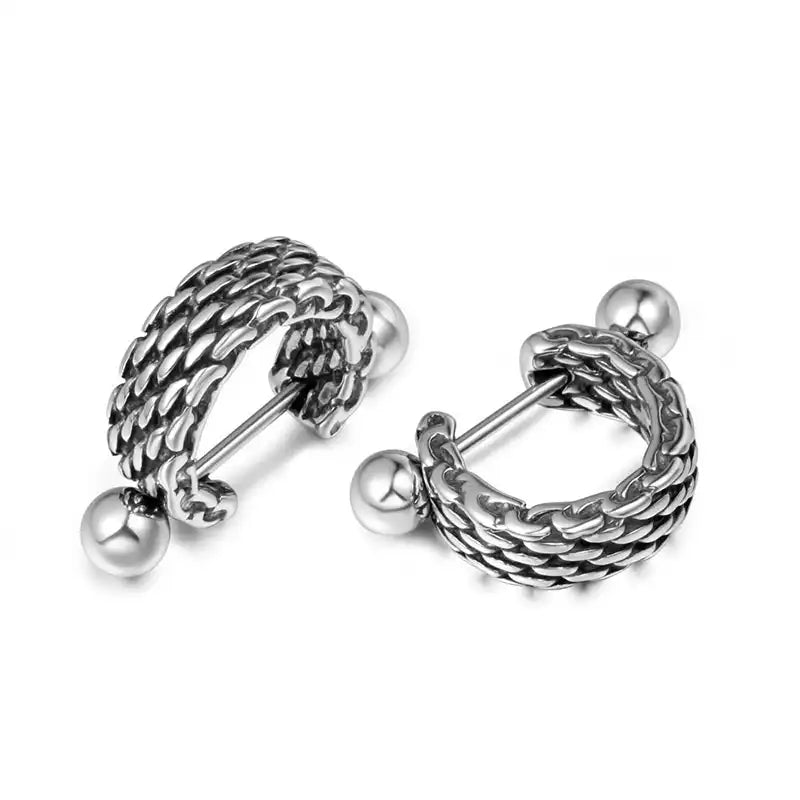Stainless Steel Vintage Earrings / 25103003