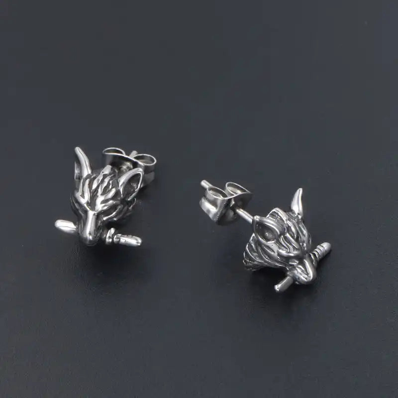 Stainless Steel Vintage Earrings / 25103003