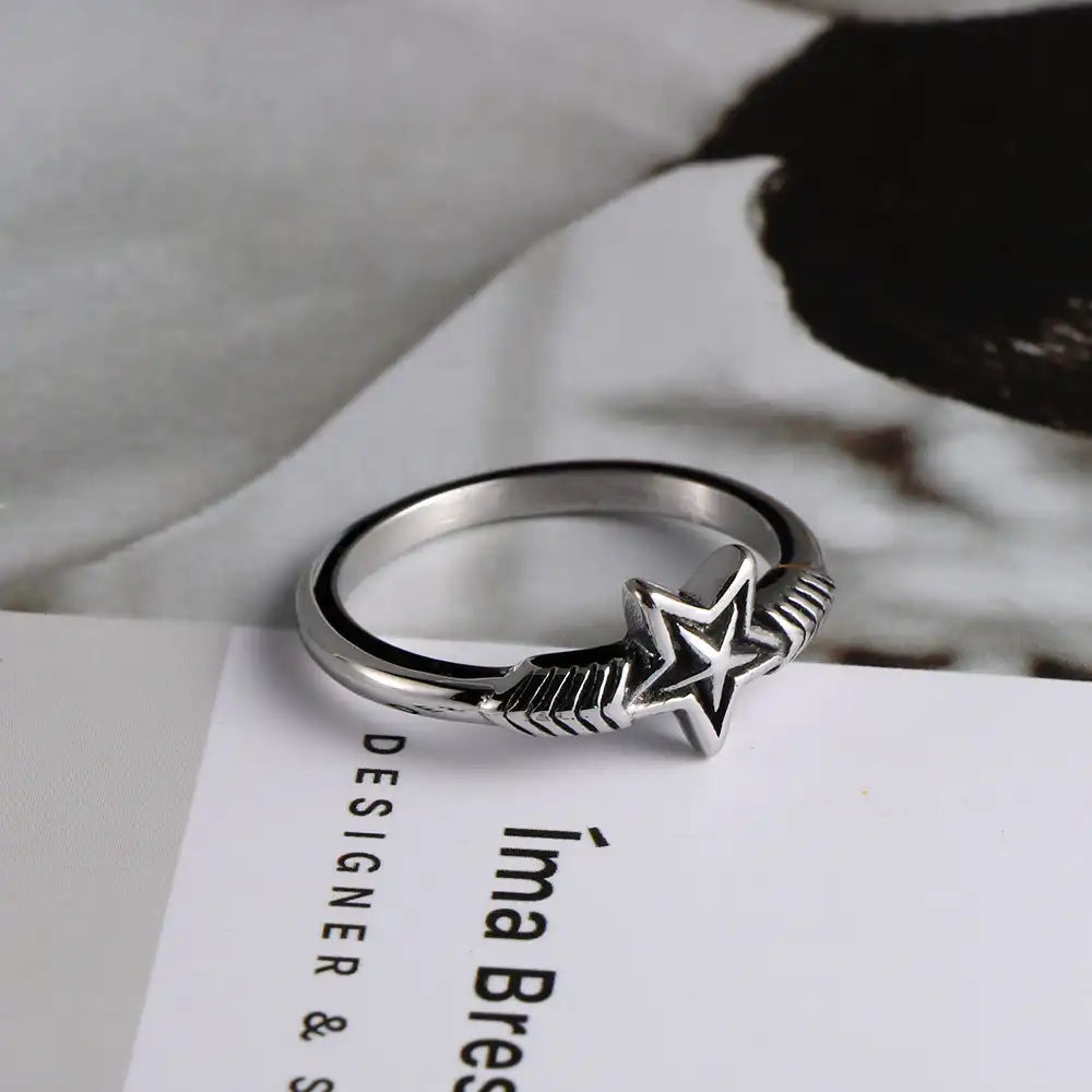 Stainless Steel Vintage Rings / 25203005