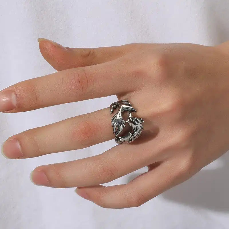 Stainless Steel Vintage Rings / 25203005