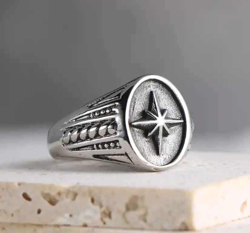 Stainless Steel Vintage Rings / 25203003
