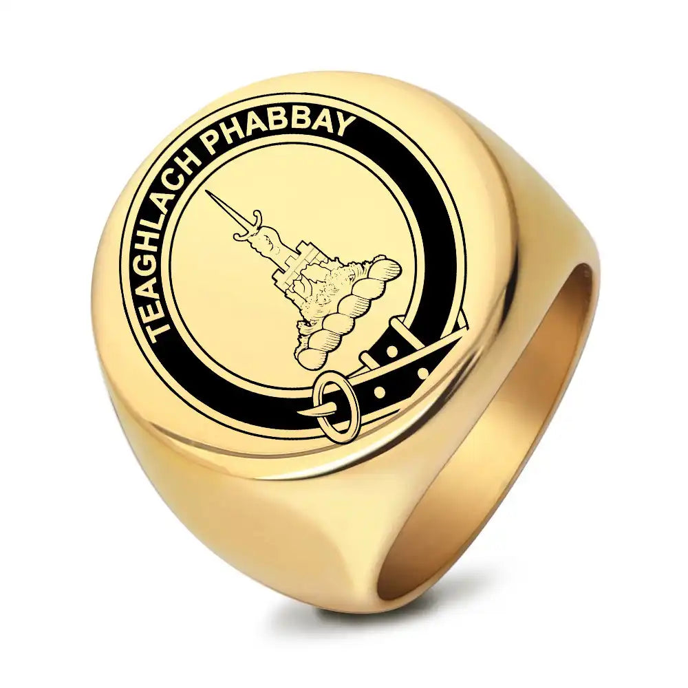 New arrival Stainless Steel Vintage Signet Rings / 25205003