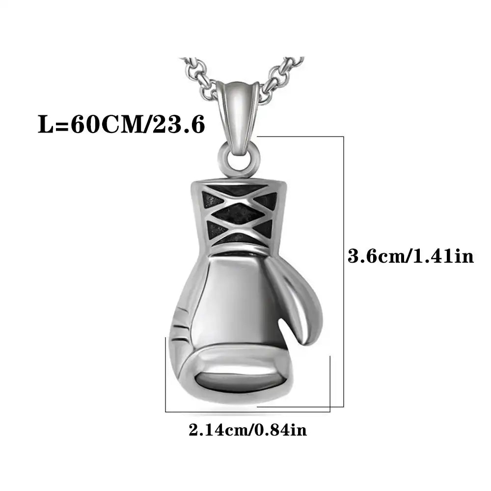 Stainless Steel Vintage Pendant Necklace / 25003031