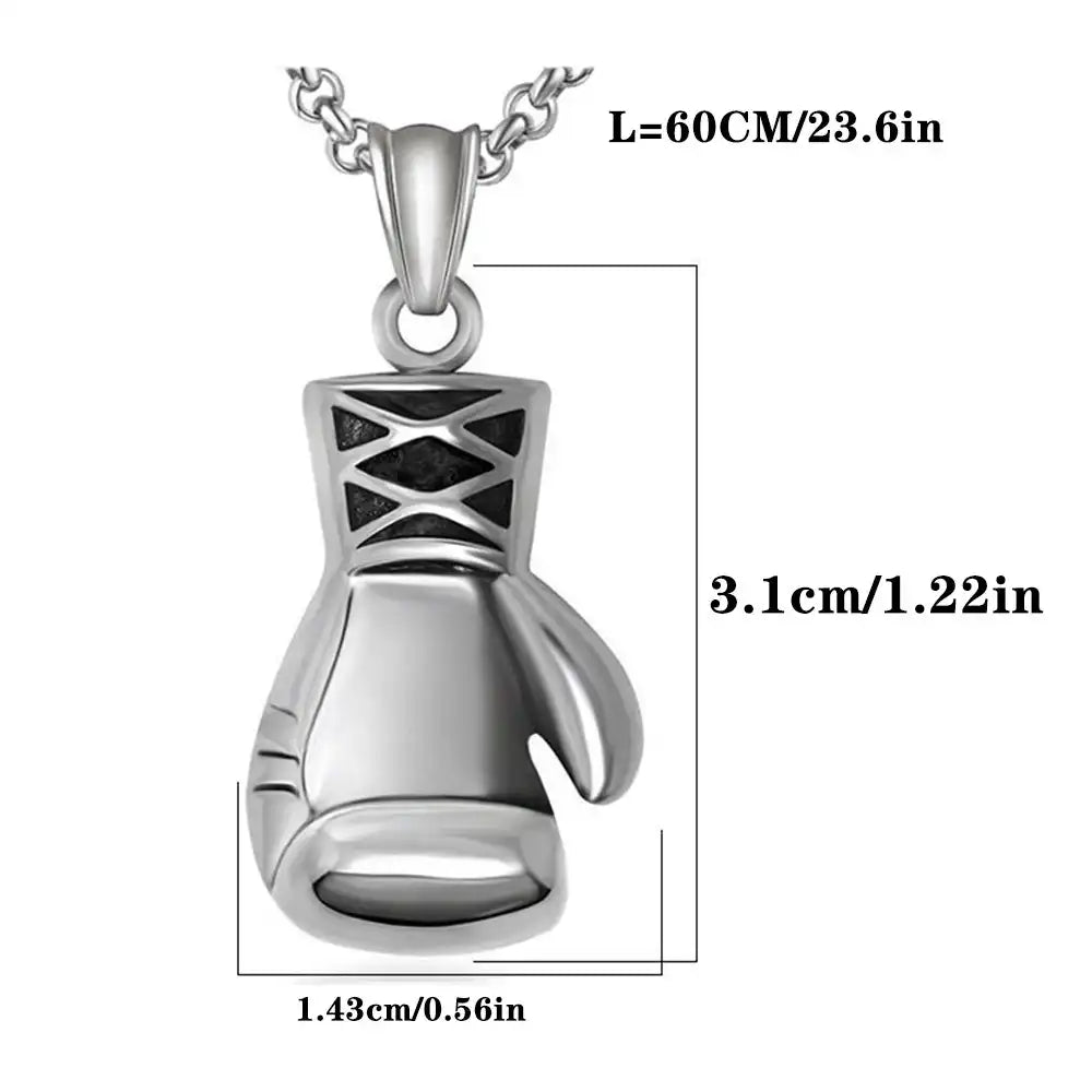 Stainless Steel Vintage Pendant Necklace / 25003031